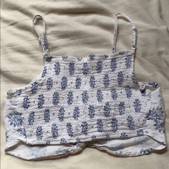 FLORAL CROP TOP - Picture 3 of 4